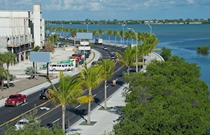 The North Roosevelt Blvd. project incorporated almost three miles of the boulevard, a primary route for motorists arriving and departing the island city. Images: Rob O'Neal